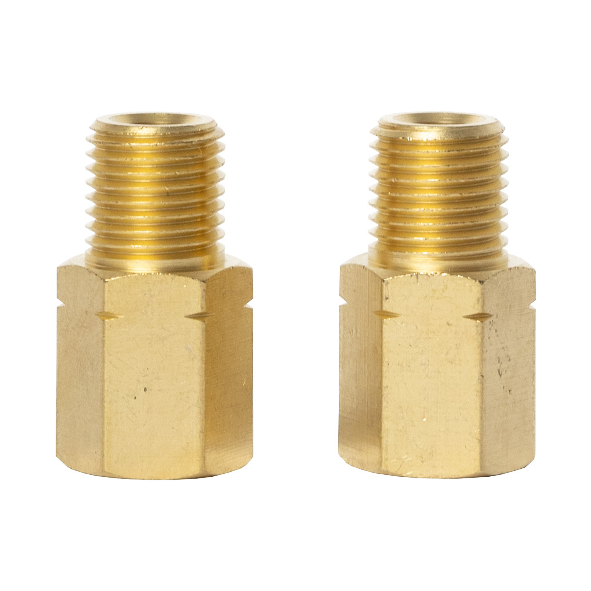 Martins Industries Adaptor — 1/4in. BSP (Male) to NPT (Female), Tapered Threads, Pair, Model# MW-A1
